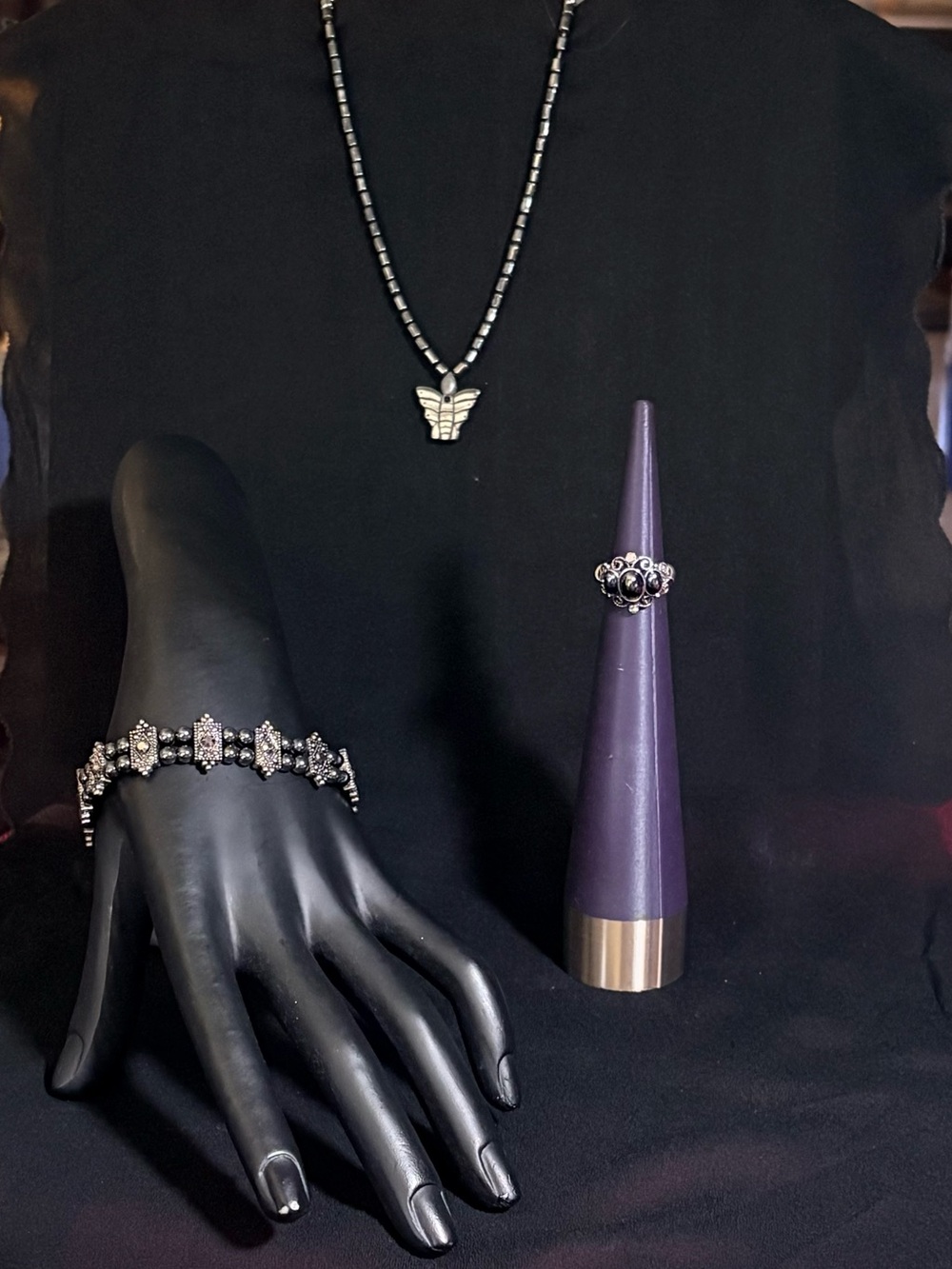 Fancy Hematite Jewelry Set